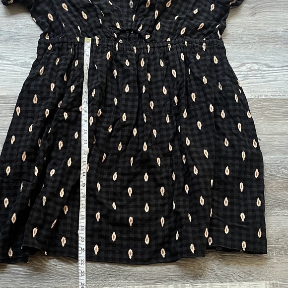 Anthropologie The Josie V-Neck Mini Dress New with tag Sizes X-Large - Picture 8 of 8